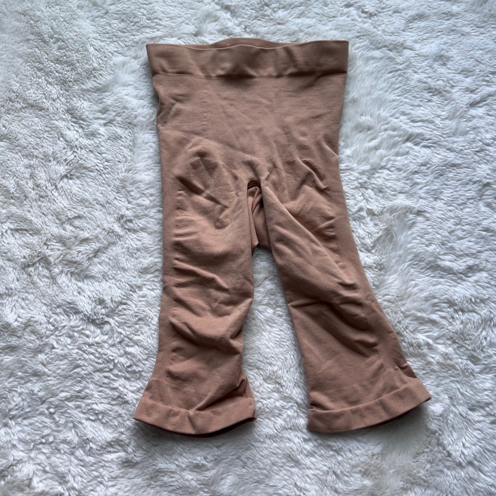 SKIMS Sculpting Short Mid Thigh Open Gusset Clay Neutral XXS/XS SH-AKS-0021 NWOT